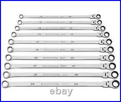 120XP Universal Spline Metric XL Flex GearBox Ratcheting Wrench Set, 10Pc