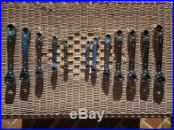 12 Pc SAE/MM Craftsman USA Box-End Offset Ratcheting Wrench Set 43027
