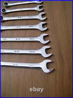 (12 Pcs.) Sk 12 Pt. Chrome Metric Combination Wrench Set 7mm 18mm USA