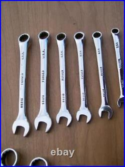 (12 Pcs.) Sk 12 Pt. Chrome Metric Combination Wrench Set 7mm 18mm USA