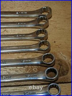 12pc Vintage S-K Tools METRIC 12pt Combination Wrench Set SK