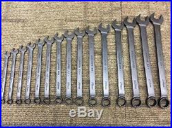 15 Pc Snap On 12 Pt Metric Wrench Set