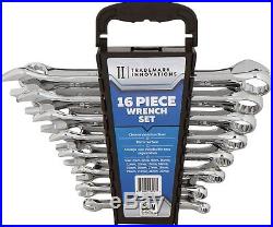16 Piece Metric Master Ratcheting Wrench Set Gear Wrench USA LARGE HOT SALE