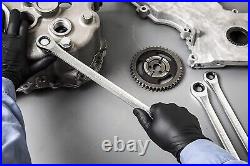 17 Pc. GearBox 12 Pt. XL Double Box Ratcheting Wrench Set, Metric 85989