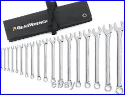 18 Pc. 12 Pt. Combination Wrench Set, Long Pattern, SAE 81917