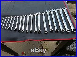 18pc metric wrench set Snap-on Flank Drive Plus 7mm 24mm