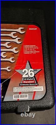 1 Craftsman #44127 26 pc. 12 pt. Standard Combination Wrench Set