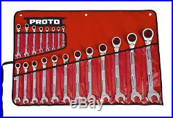 20Pc Metric Combination Ratchet Wrench Set 6-32mm Proto Tool JSCVM-20SA New