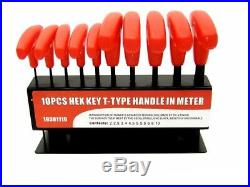20 pc T Handle Type Hex Key Wrench Set Standard and Metric Sizes Allen Wrench