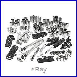 230 Pc Craftsman Mechanics Tool Set Ratchet Socket Wrench Bits Hex SAE Metric