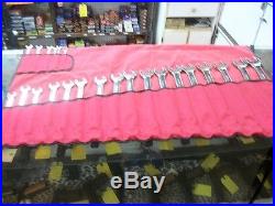 23 Piece SnapOn Metric Combo Wrench Set DIESEL MECHANIC LG COMPLETE SET FREESHIP
