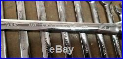 23 pc full polished Craftsman ratcheting wrench set SAE IN, Metric MM sizes