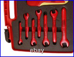 26pc VDE Insulated Electrician Tool Set Pliers Spanner Socket Screwdriver Knife