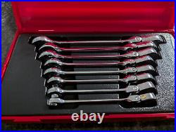 2 Blackhawk Flexible Ratchet Wrench Sets 12pc Metric 8-9mm & 8pc SAE 5/16-3/4