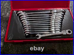 2 Blackhawk Flexible Ratchet Wrench Sets 12pc Metric 8-9mm & 8pc SAE 5/16-3/4