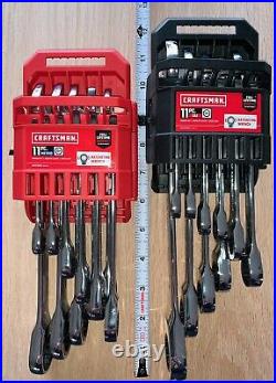 (2)Craftsman (CMMT87022/87023) 11-PC Ratcheting Wrench Sets (1)SAE (1)? Metric