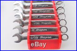(2) Snap On Stubby Wrench Set Metric & SAE Stubby Combination Sets