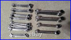 41 Gearwrench 90T Combination Ratcheting Wrenches METRIC NEW