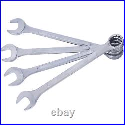 4 Piece SAE Jumbo Combination Wrench Set Extra Large