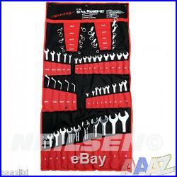 50 pc Spanner Set Metric 6 32 MM Open End Combination Ring Obstruction CRV