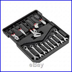 599 pc Tool Set Socket Wrench Standard Metric Mechanics Kit with Trolley Case Box