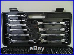 62pc METRINCH Combination Wrench & Socket Set Metric or SAE