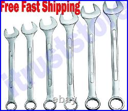 6 Pc Piece Metric Large Big Jumbo Size Combination Combo Wrench Set 35 To 50 MM