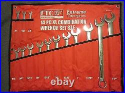 8 Wrench Set Deal Angle Stubby Six Point Extra Long Extreme Torque SAE & Metric