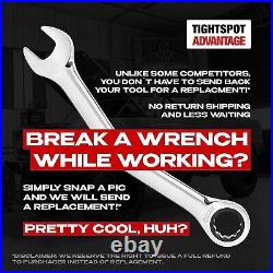 90-Tooth Ratcheting Wrench Set Quick, Faster, Precise, Durable Metric