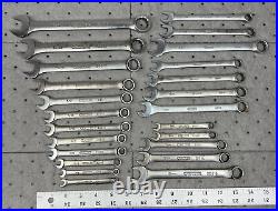 ALLEN 24pc Combination Wrench Set Metric & SAE Made in USA