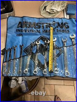 Armstrong 10PC Metric Wrench Set 10MM-19MM Wrenches USA WithPOUCH