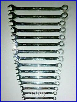 Armstrong Tools USA 15pc Metric Combination Wrench Set 7-19mm & 21-22mm VGC