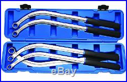 BGS Germany 5-pcs V-Belt Timing Belt Replacement Wrench Set Spanner Set 13-19mm
