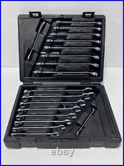 BLACKHAWK Tools USA by Proto 18pc Metric & SAE Combination Wrench Set 12 Point