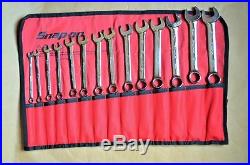 BRAND NEW Snap on Tools 14 PIECE FLANK DRIVE SHORT METRIC WRENCH SET OEXSM714K