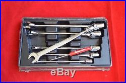 BRAND NEW Snap on Tools 6 PIECE METRIC FLEX HEAD COMBINATION WRENCH SET FHOM606B