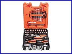 Bahco S81MIX Socket Set S81 Piece Metric 1/4 & 1/2 Ratchet Pliers Spanner Set