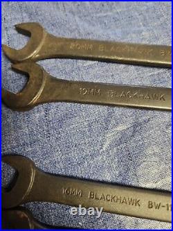 Blackhawk BW-MB metric 12 Pt Combination Wrench Set, alloy steel, 11-Piece