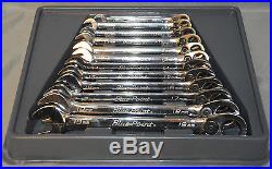 Blue Point 12pc Offset Standard Ratcheting Box/Open End Metric Wrench Set 8-19mm