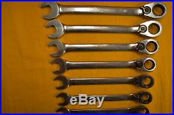 Blue-Point 12pc Ratcheting 15° Offset Box / Open End Wrench Set 8-19mm BOERM712
