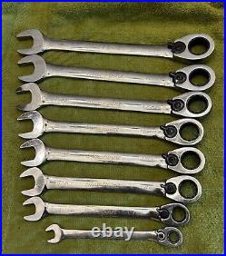 Blue Point Metric Ratcheting Wrench Set 8 Piece Reversible Missing Some Sizes