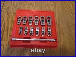 Blue-point Tool 12 Point Metric Ratcheting Crowfoot Socket Wrench Set Bfcrm712