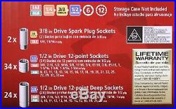 Brand New Husky 200-Piece 1/4, 3/8 & 1/2 Drive Socket Set (H200MSS)