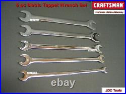 CRAFTSMAN 10 PC SAE METRIC Thin Head Tappet Open End Wrench set