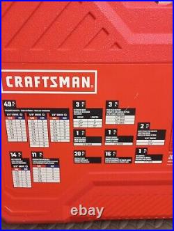 CRAFTSMAN 121 Piece Standard / Metric Combination Gunmetal Mechanic tool set