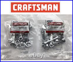 CRAFTSMAN Polished Stubby Wrench Sets 10-Pc SAE Inch 10-Pc Metric choose a set