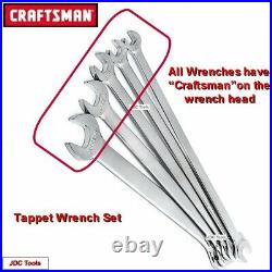 CRAFTSMAN TOOLS 10 PC SAE METRIC MM Thin Head Tappet Open End Wrench set
