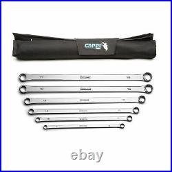 Capri Tools 0 Degree Offset Extra Long Box End Wrench Set, Metric, 6-Piece