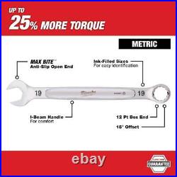 Combination SAE And Metric Wrench Mechanics Tool Set (30-Piece)