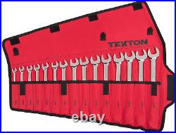 Combination Wrench Set, 38-Piece (1/4-1-1/4 In, 6-24 Mm) Rack WCB91302